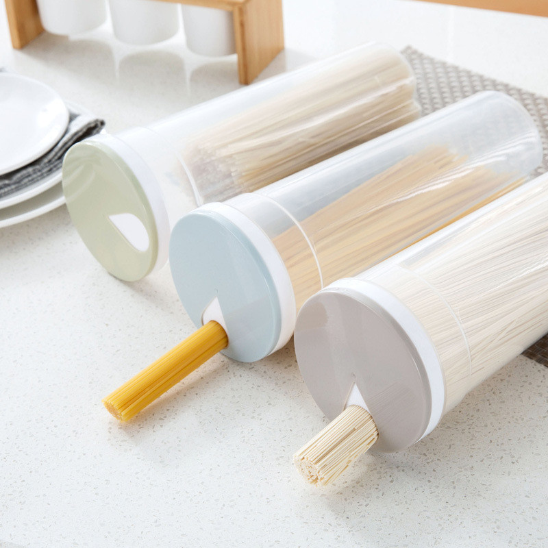 Elintarvikkeiden säilytys spagetti nuudeli pastasäiliö ilmatiivis säilytyslaatikko, jossa lukittavat kannet bpa-vapaa keittiöjääkaappi tuore