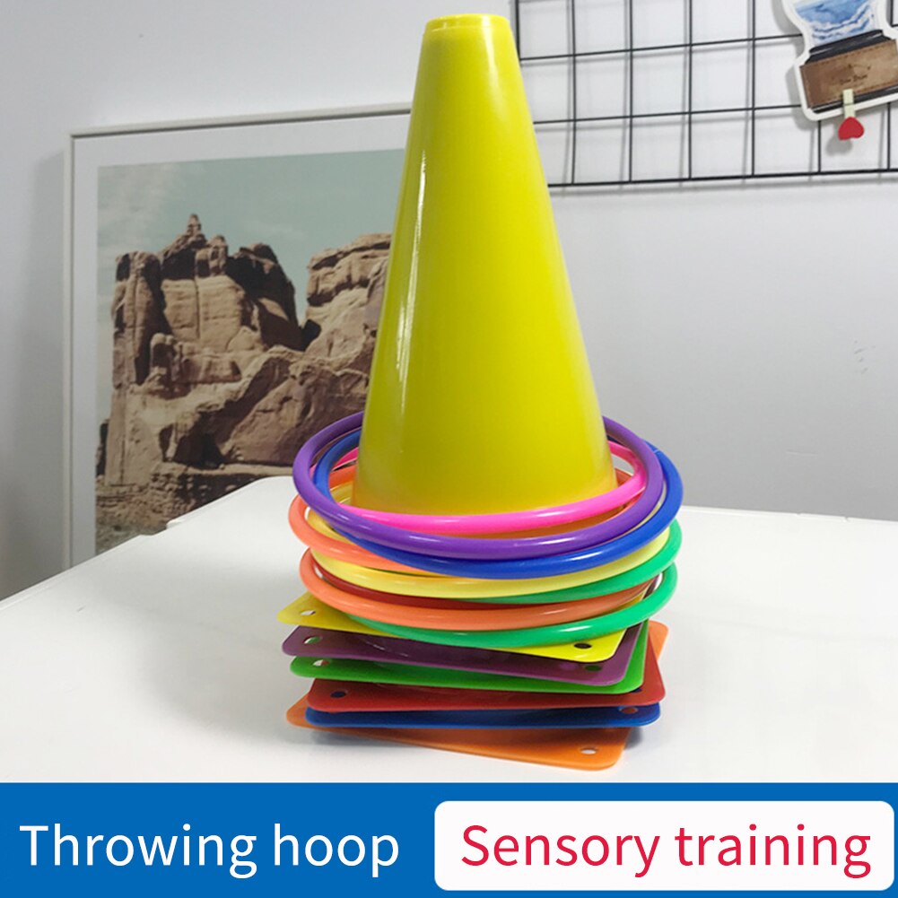 Gooien Emmers Interactieve Partij Hoepel Ouder Kind Familie Sensorische Training Spel Outdoor Spelen Toss Ring Set Agility Praktijk