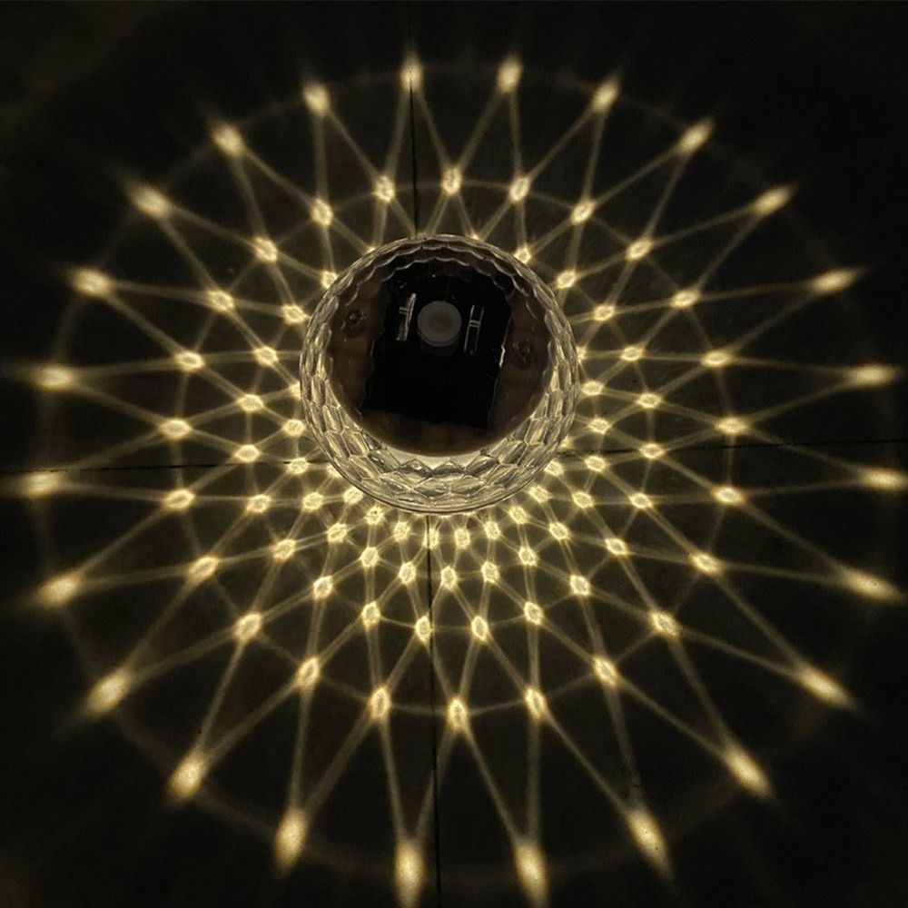 Led-zonne-energie drijvende vijverlamp, rond, op zonne-energie, waterdichte, duurzame buitenlamp voor 's nachts.