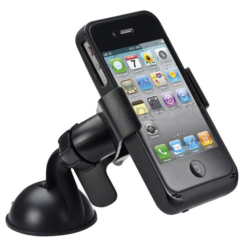 Universal Car Windshield Mount Holder For iPhone 5S 5C 5G 4S for iPod GPS for Samsung 0619: Default Title