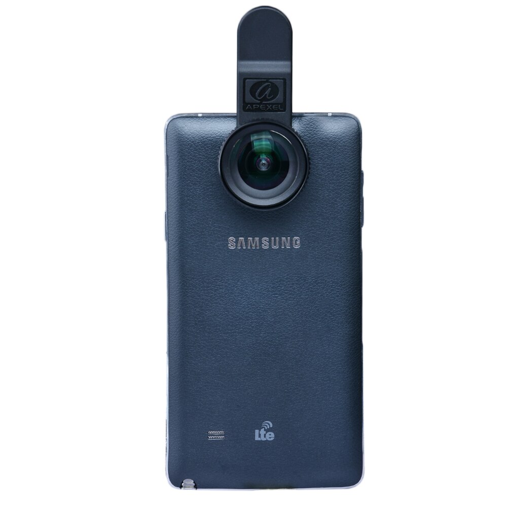 Apexel-lente gran angular HD de 18MM para teléfono móvil, lente de cámara, Kit de 0.6X para Samsung galaxy s8 plus S7 S6 y teléfono de 18MM