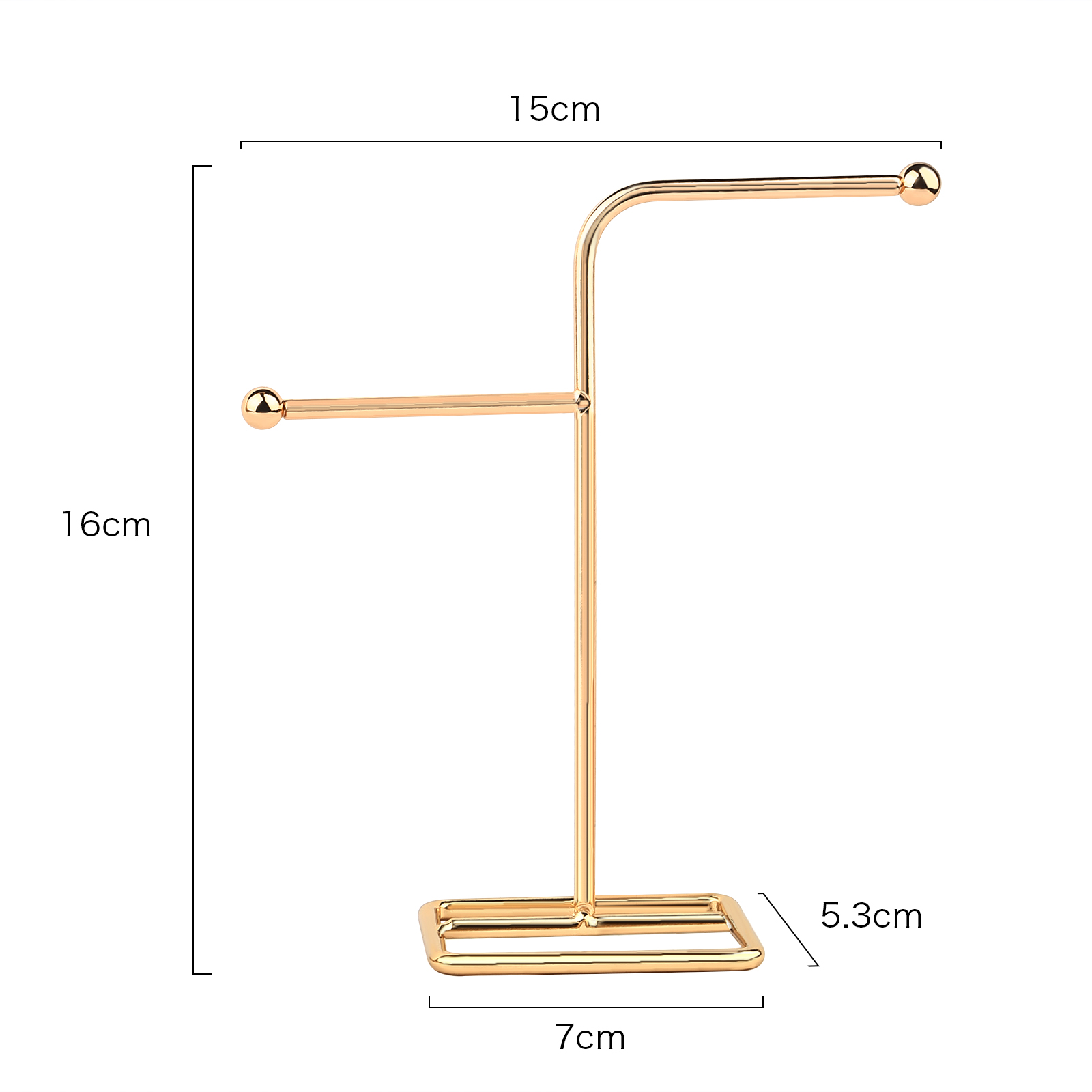 Organisateur de bijoux Support en bois Bracelet boucle d'oreille Support d'affichage décoration Support boucle d'oreille Support affichage décoration Rack petit: CAMEL