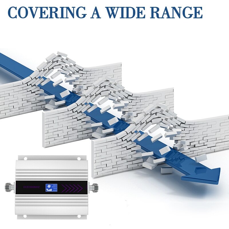 1800 2100 GSM Amplifier 2G 3G 4G Cellular Signal Repeater 1800 MHz 4G DCS Cellular Amplifier GSM Mobile Signal Booster Repeater
