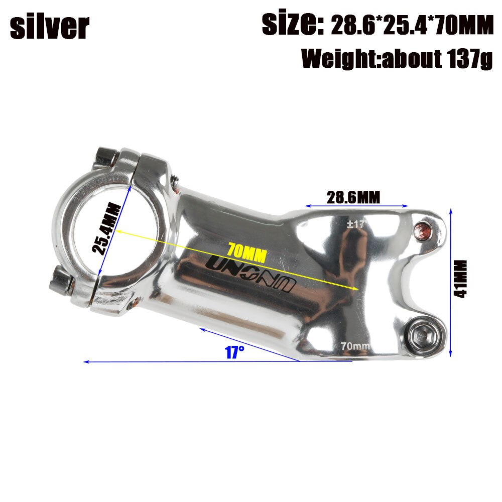 Uno - Tiges De Vélo Ultralégères À 7/17 Degrés, 31.8X60 -130Mm