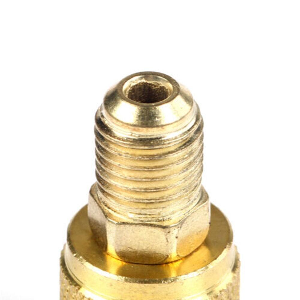 Adaptateur en laiton r410a pour réfrigérant hvac, mini fente vers mâle, 5/16 "1/4 sae, pompe de charge, outil sae, climatiseurs femelles N1H4