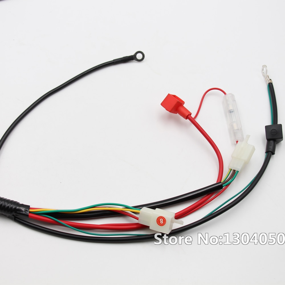 GY6 WIRE LOOM WIRING HARNESS WIRELOOM GY6 125cc 150cc DIRT ATV QUAD BIKE BUGGY DUNE