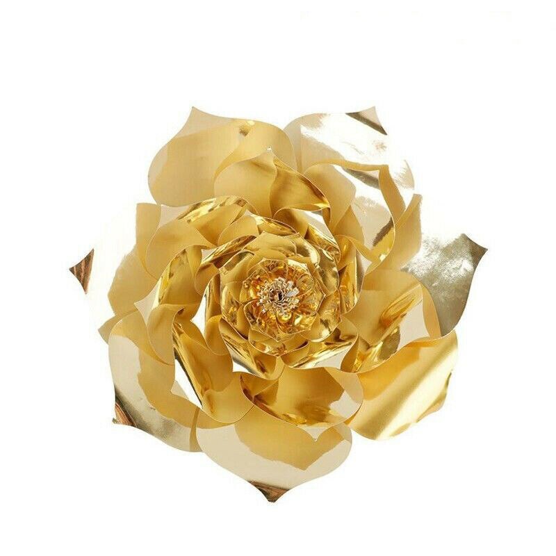 Largest supplier 30cm Paper Flower Backdrop Wall Large Rose Flowers DIY Wedding Party Decor: 13