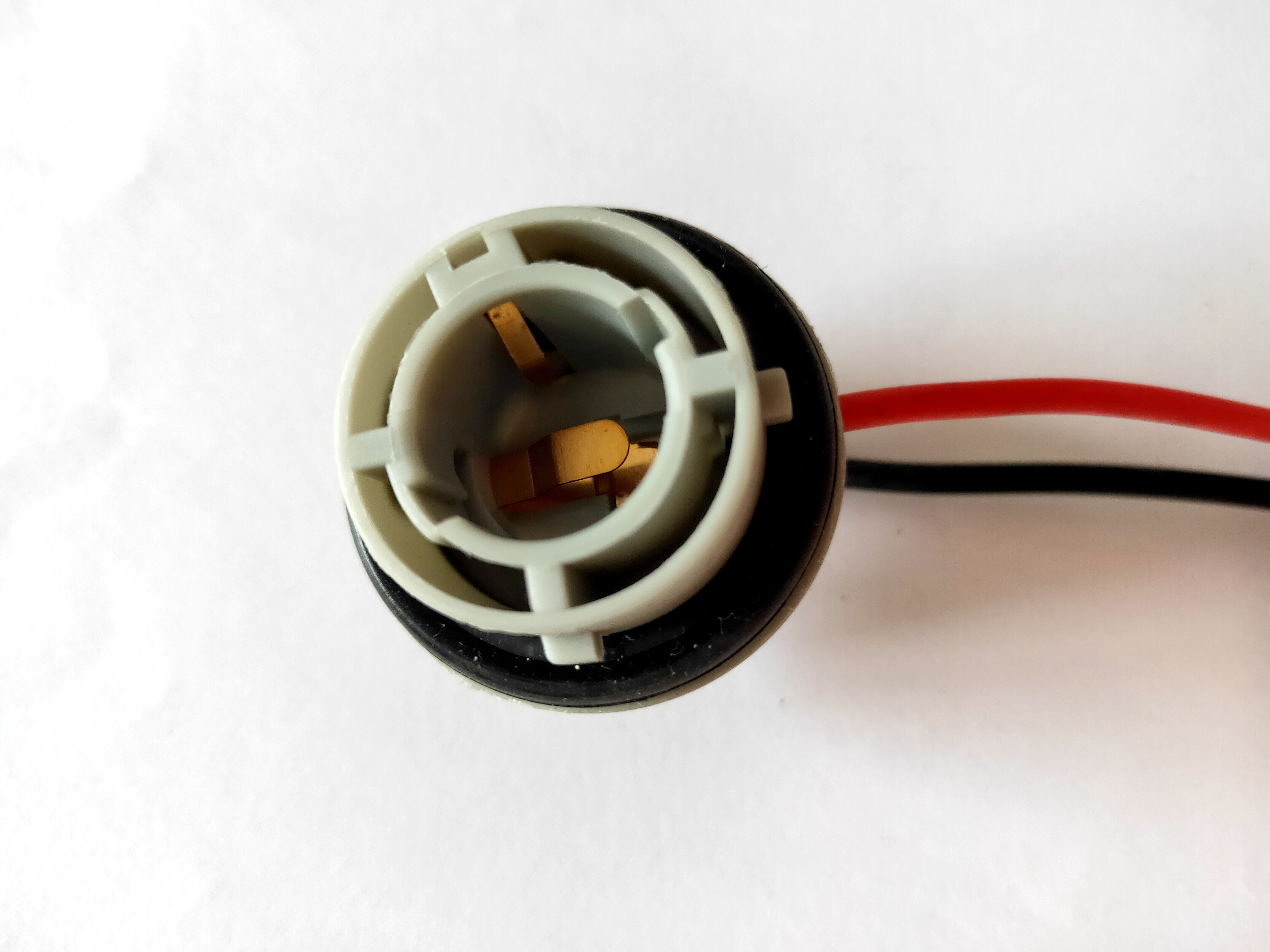 2 stk 1156 ba15s adapter bil auto led pære fatning stik forledning stik hun adapter holder til 1157 bay 15d bau 15s