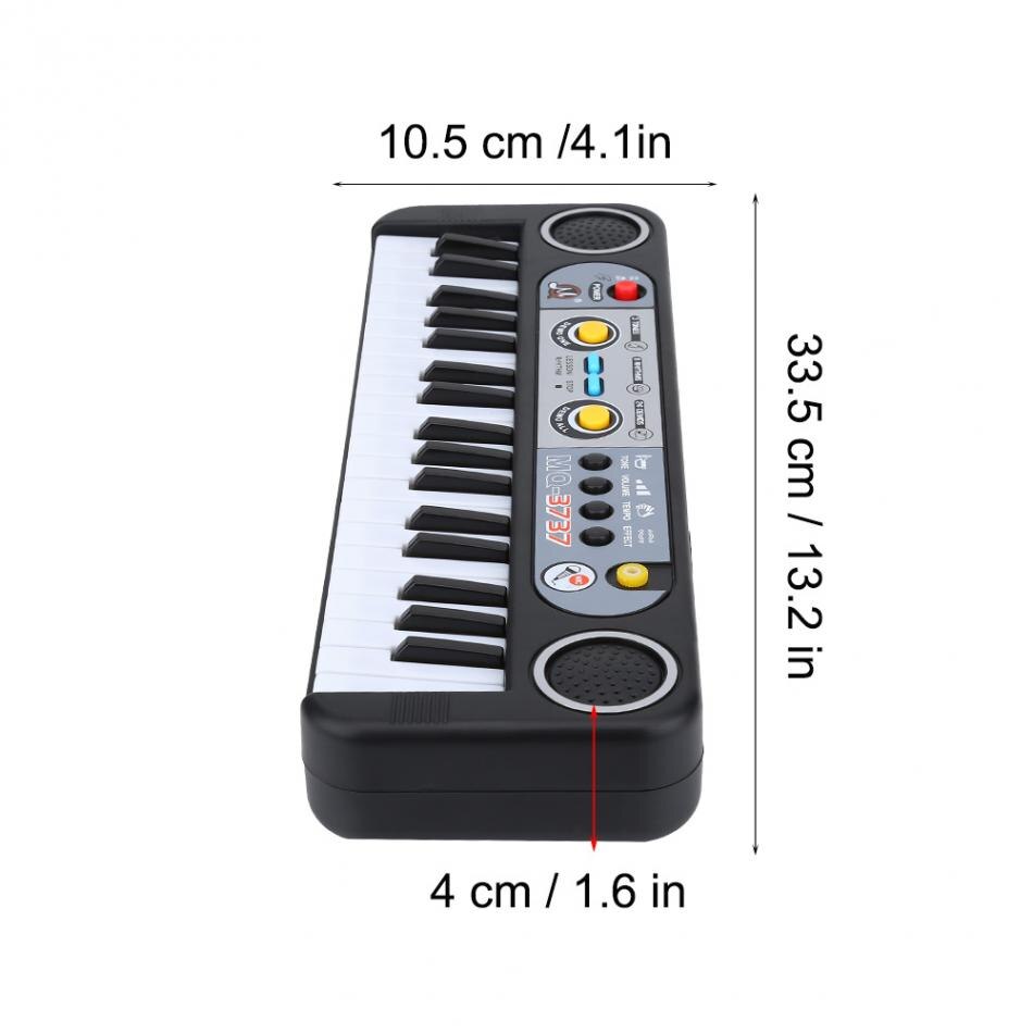 FSTE-37 Keys Kid Organ Electric Piano Digital Music Electronic Keyboard Musical Instrument With Mini Microphone For Children L