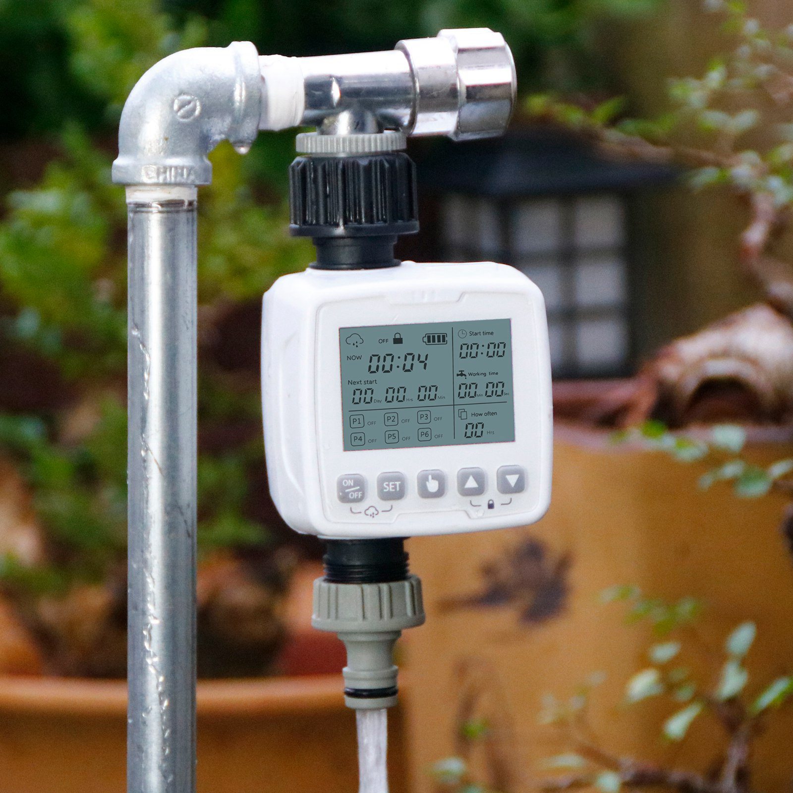 Electronic Irrigation Regulator Automatic Irrigation Timer Rain Sensor Smart Irrigation Controller System Outdoor Drip Irrigatio