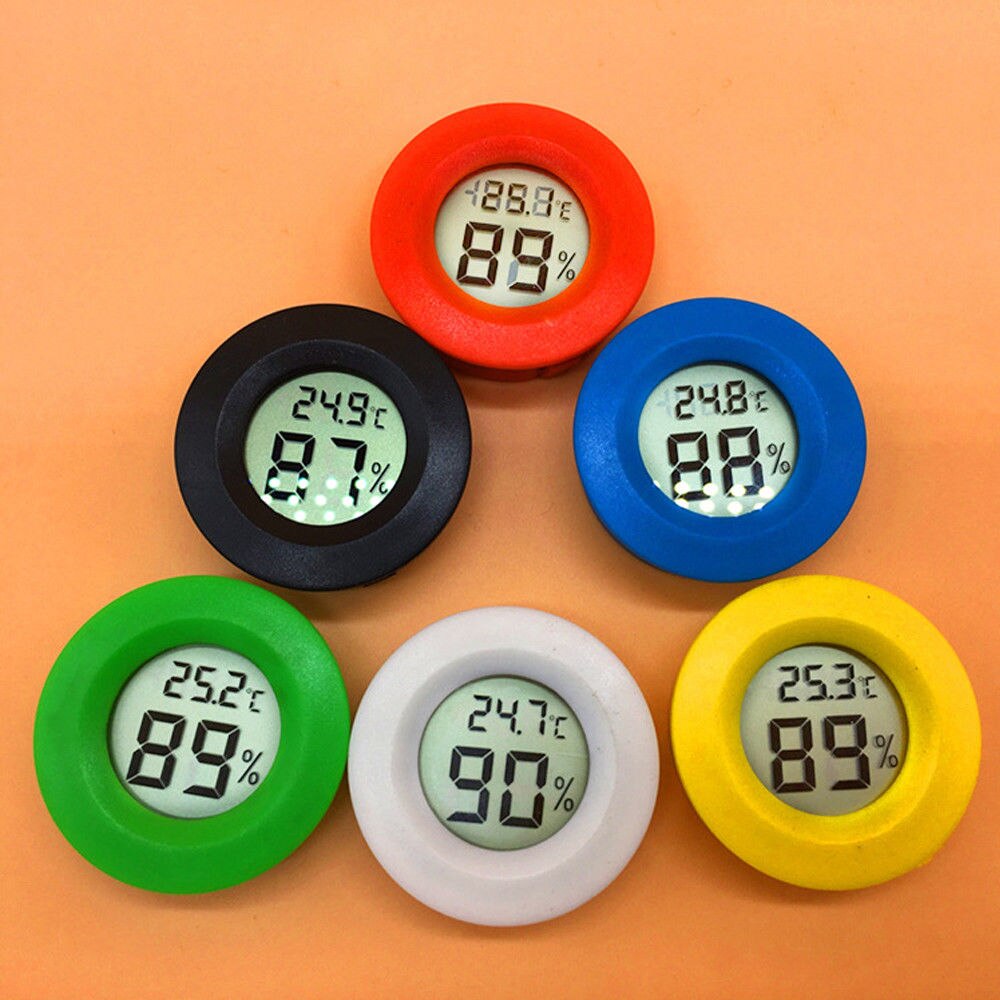 LCD Digital Thermometer Hygrometer Probe Fridge Freezer Thermometer for Refrigerator Temperature Control -50~110 C