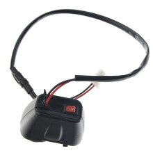 1pc motorfiets usb lader digitale voltmeter thermometer usb 2.0 69 * 55 * 34.5mm led