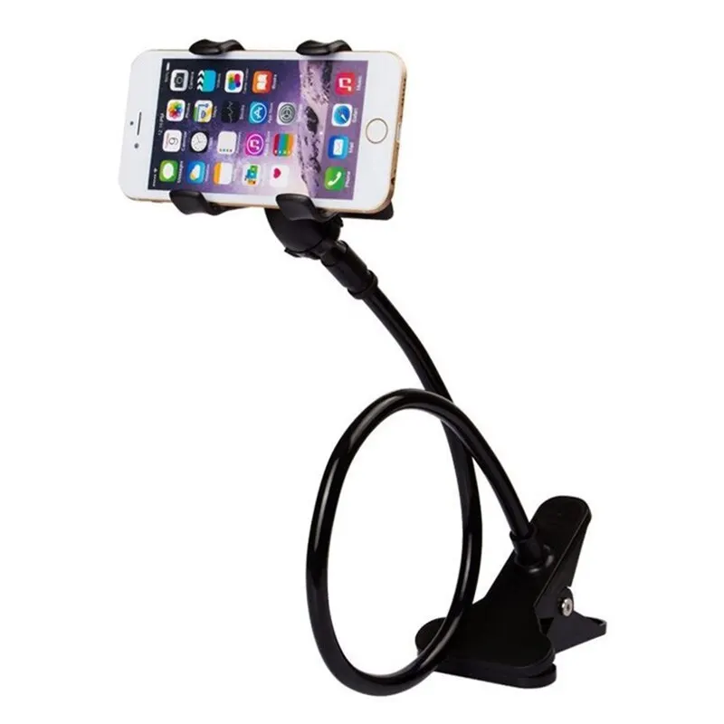360 Clip support pour téléphone Portable support Portable Flexible paresseux lit support de bureau support de bureau pour iPhone Samsung Xiaomi 70 cm