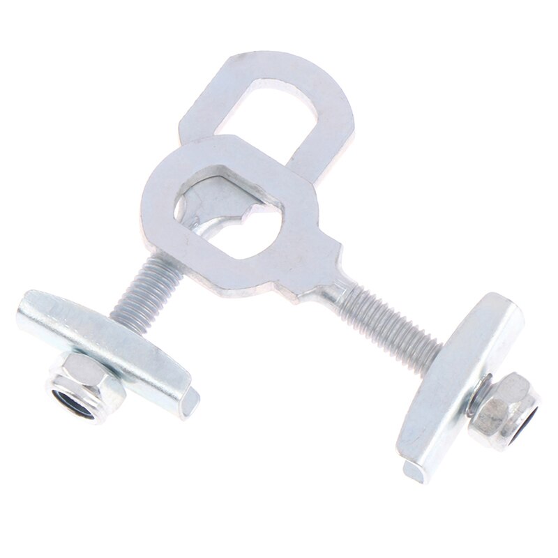 2PCS Silver Fixed Gear Bicycle Chain Adjust Bolt 1 Speed Commuting Bike Chain Tensioner Pull Tight Screw Bolts