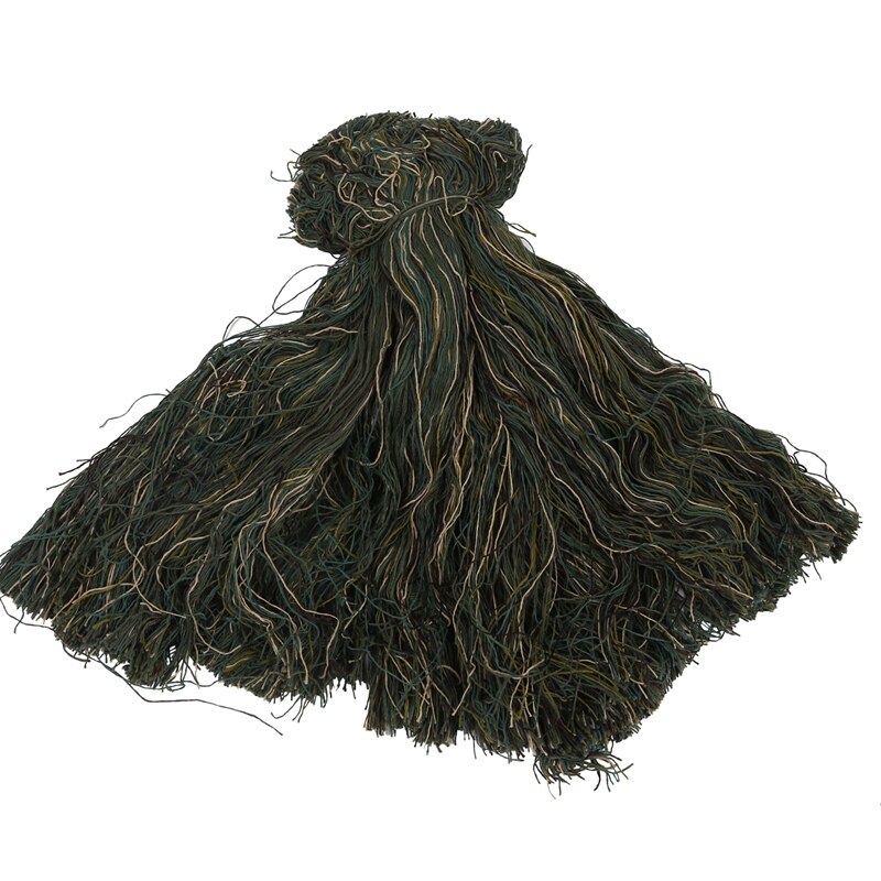 Ghillie Anzug Gewinde Tarnung Leichte Ghillie Garn Jagd Kleidung Zubehör für draussen CS Feld Jagd Dschungel Camoufl