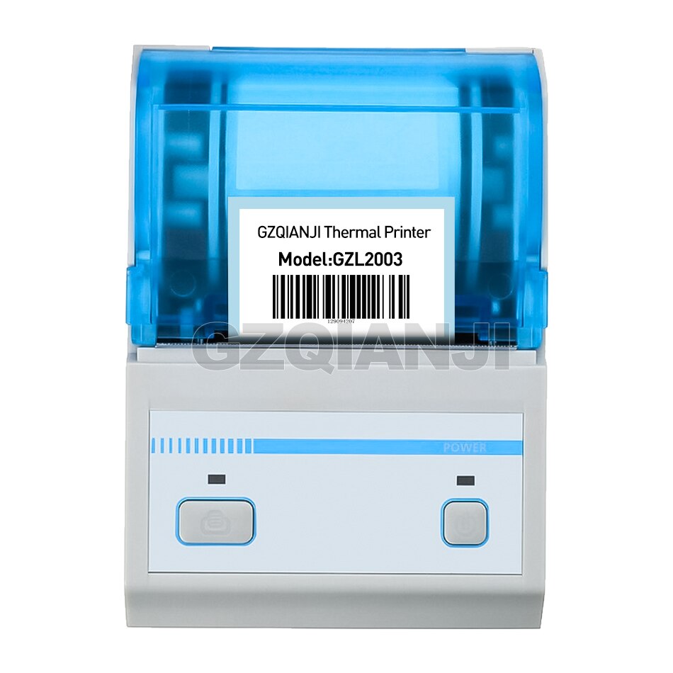 2inch Pos Label Printer USB+Bluetooth Barcode Generated Printing Edit Android Tablet with MHT Lable App Thermal Printer GZL2003: GZL2003 printer / US Plug