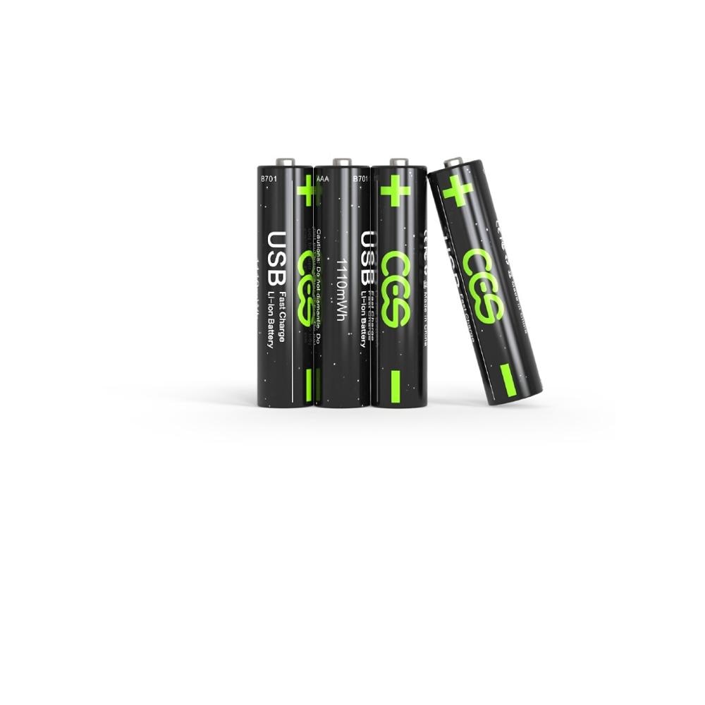 USB Rechargeable Lithium Polymer Battery Quick Charging by Micro USB Cable 1.5V AAA Rechargeable Battery 660mAh