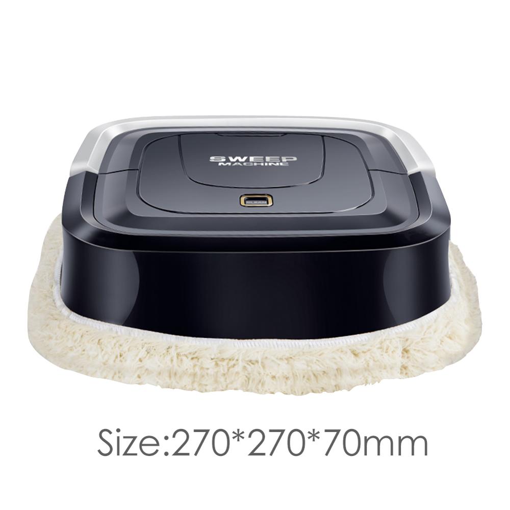 Robot Vacuum Cleaner Smart vaccum cleaner fpr Home Mobile Phone APP Remote Control Automatic Dust Removal cleaning Sweeper: Black