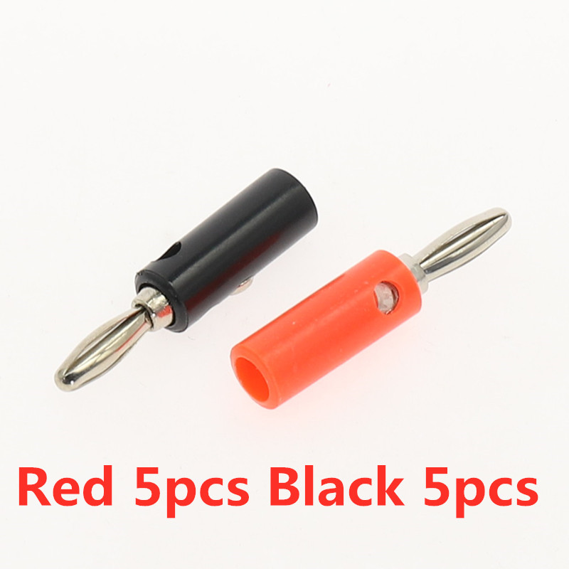 Macho hembra J072 4mm conector Banana macho hembra para insertar conector Pin Banana modelo DIY: Castaño