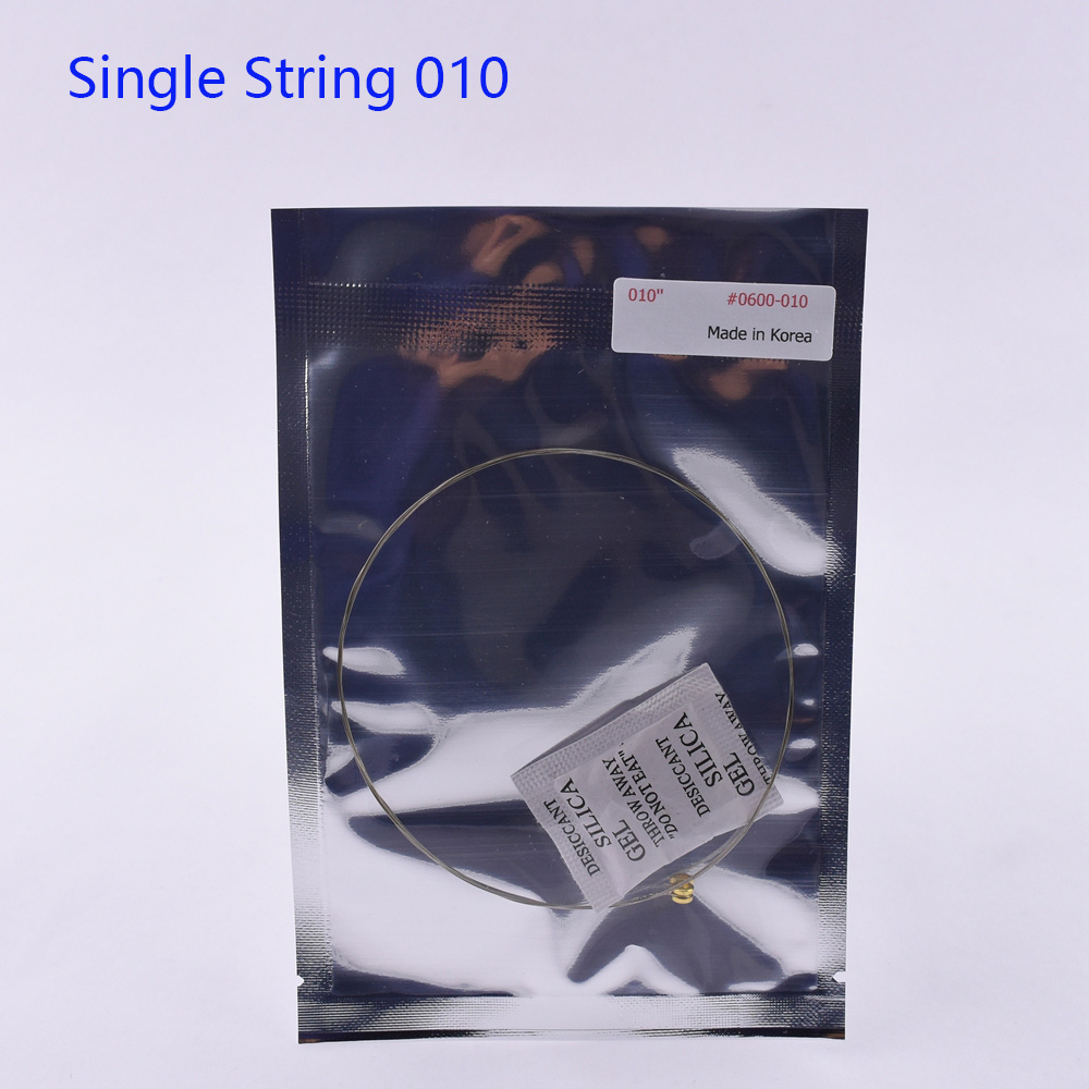 1 Piece Guitar Single String / 1 Set Guitar Strings - (008/009/010/011/012/013/015/016/017/018)Made in Korea: Red