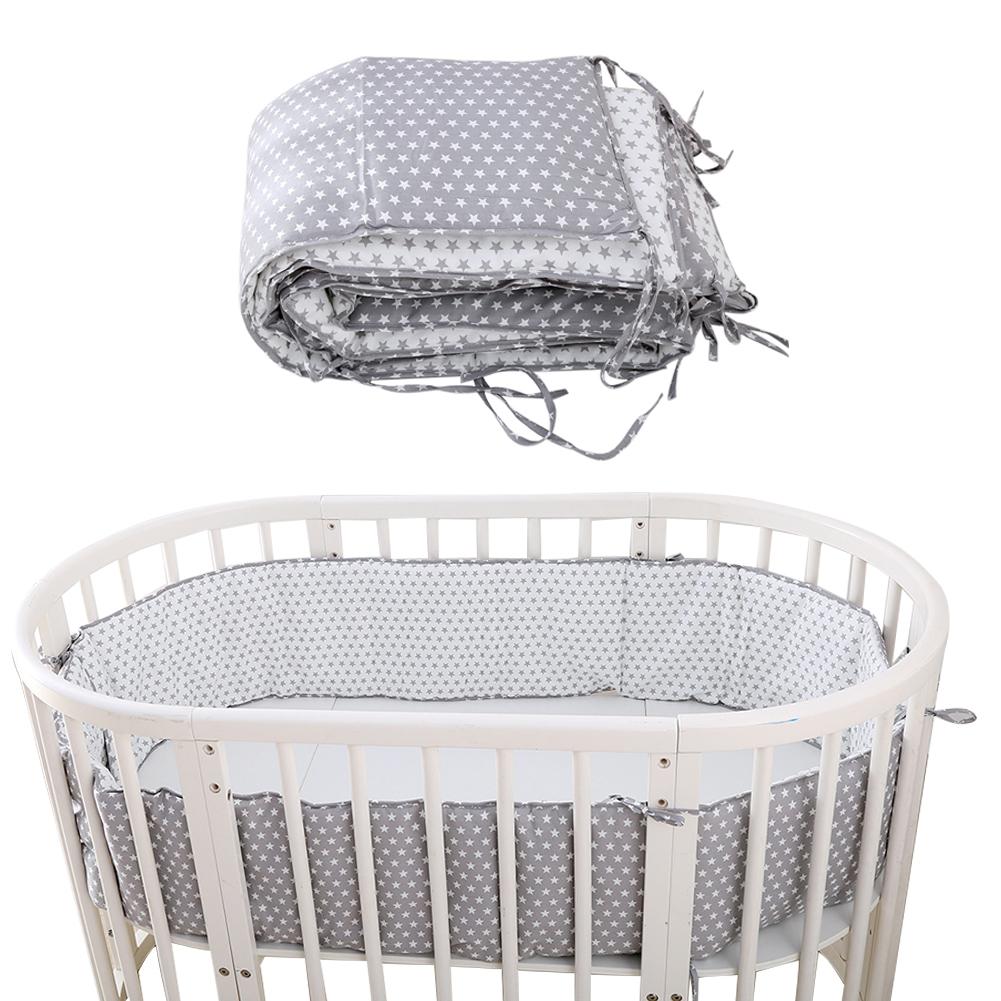 1Pcs Baby Crib Bumper Pads Ademend Zachte Crib Liner Protector Voor Jongens Meisjes 30x170cm