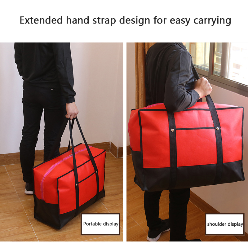 Moving house big bag waterproof canvas large capacity men's travel bag Oxford cloth quilt bag luggage packing