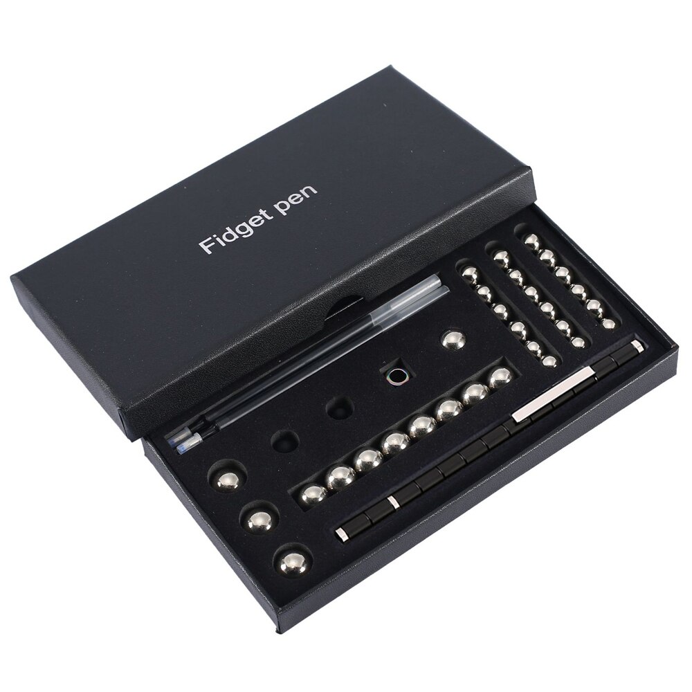 Metal Magnetic Pen Decompression Toy Gel Pen Multifunction Fidget Touch Pen School Office Writing Stationery: 9