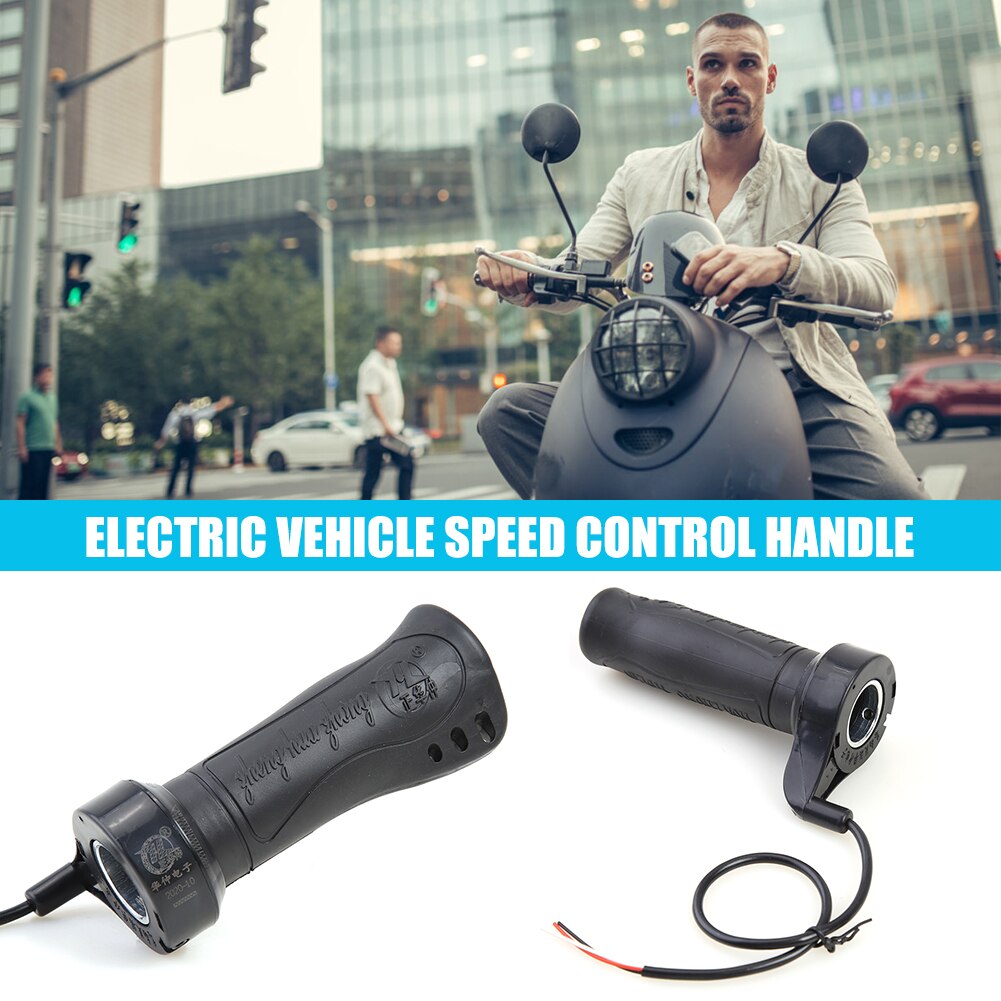Electric Bicycle Speed Control Handlebar E-Bike Scooter Wire Twist Throttle Grip Electric Lightweight Element Decoration