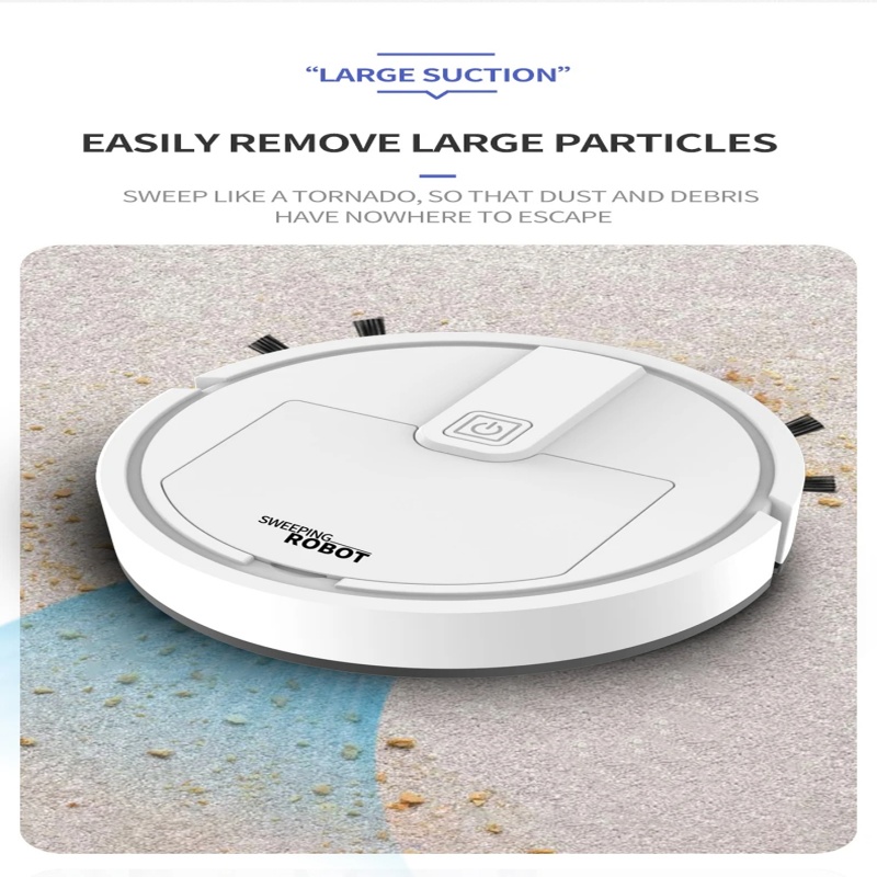 Xiaomi casa 3-in-1 robot spazzante intelligente Ricarica USB Telecomando ottavino elettrodomestico Regalo robot aspirapolvere pigro Nuova vendita calda