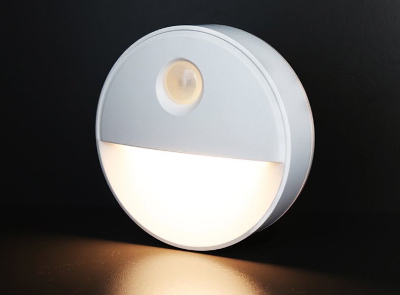 Halvmåne led sensor ljus vägglampa sovrum led ljus smart hem nattlampa