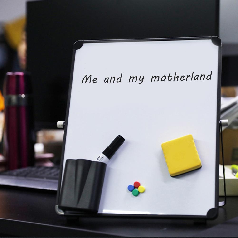 30 * 25cm Magnetic Teaching Dry Wipe White Board Set Portable Mini Drawing White Board Erase Boards For Online Lessons Office