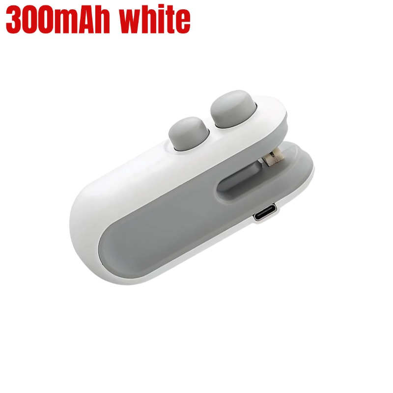 Mini handzame plastic zaksealer voor voedselzakken, warmtesealer, 2- in- 1 elektrische verpakkingssealer, usb-oplaadbare vacuümsealer: Donker kaki