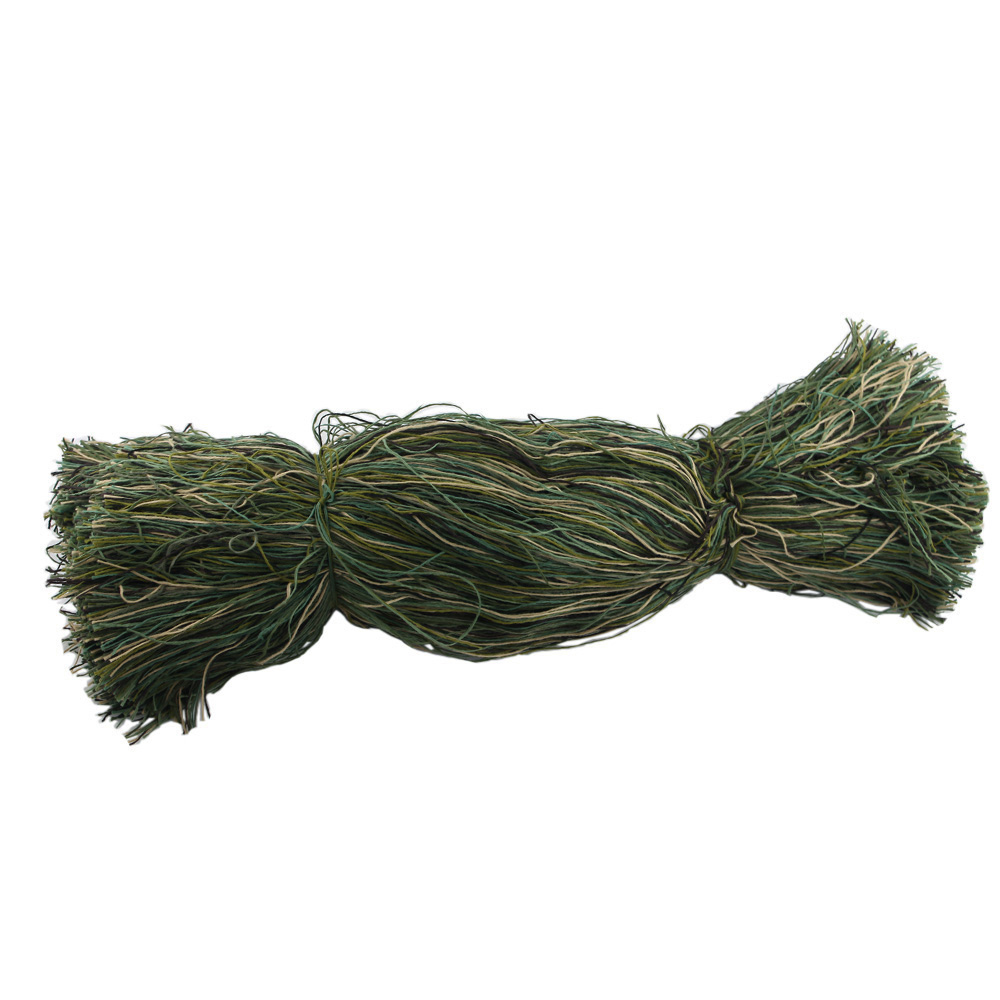Hilos de arpillera de camuflaje VULPO, traje de camuflaje de caza DIY, traje Ghillie, reparación de hilo especial, hilo sintético del bosque del desierto