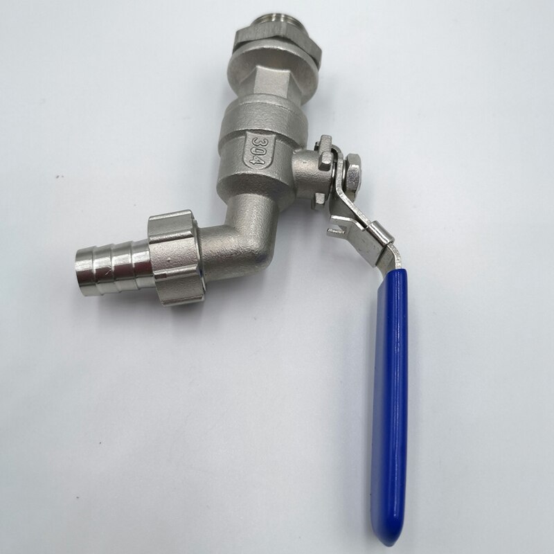 Stainless Steel Hose 1/2 Inch Faucet Tap Ball Valve Weldless Bulkhead Npt Barb Bar Kitchen Accessories Homebrew Tool