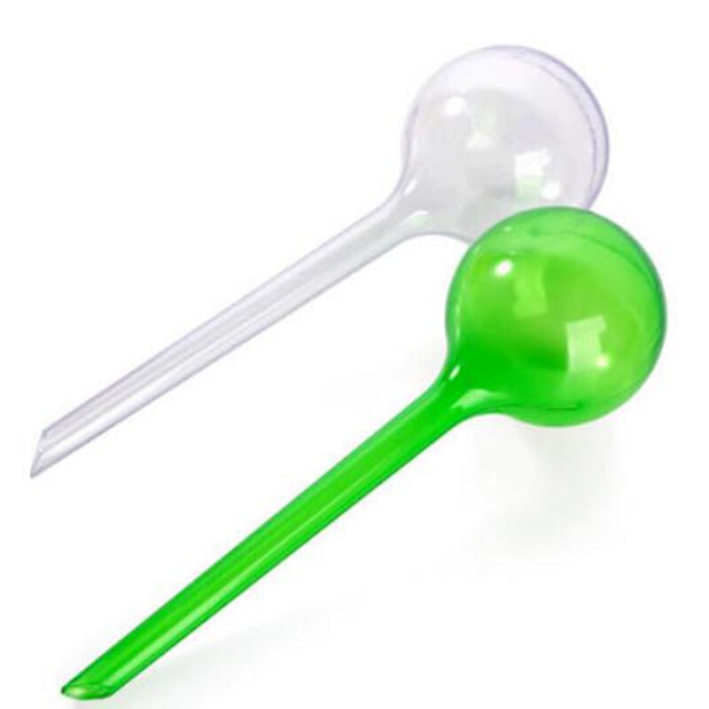 Alimentador automático de agua para plantas, bolas de plástico de PVC, alimentador de flores, latas de riego para interiores y exteriores, 1/4 piezas
