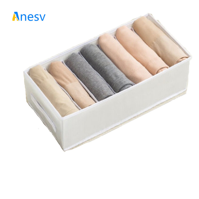 Faltbare hosen kleidung lagerung artefakt trennung finishing box schlafsaal nacht kleiderschrank transparent harte bord lagerung: Rosa