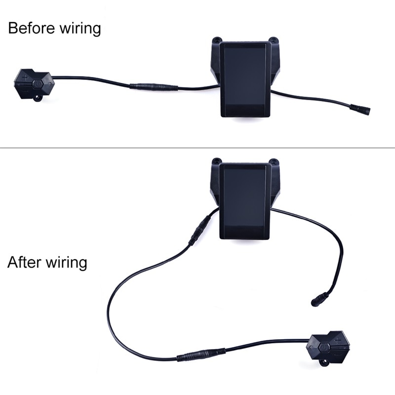 Elektrische Fiets 850C P850C Display Schakelaar Controller Verlengkabel Voor Bafang BBS01 BBS02 Bbshd Mid Drive Ebike Motor Accessoire
