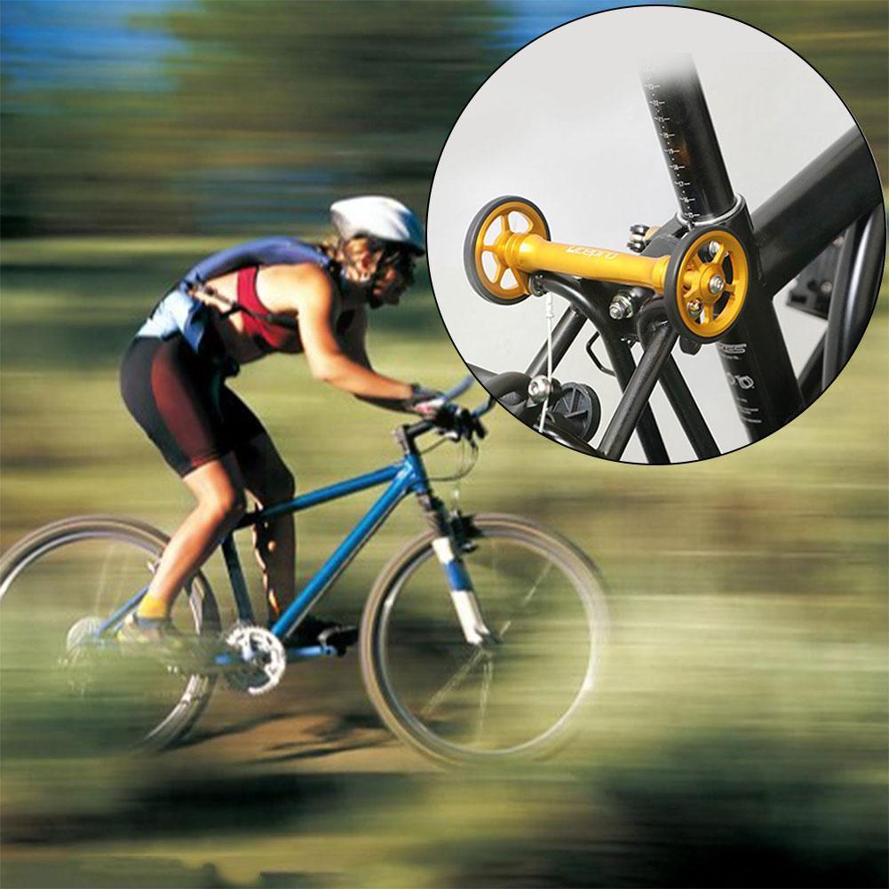 Small Cloth Folding Bike Modification Aluminum Alloy Easy Rod Folding Wheel Bicycl Rod Telescopic Extension Litepro Wheel E A2f9