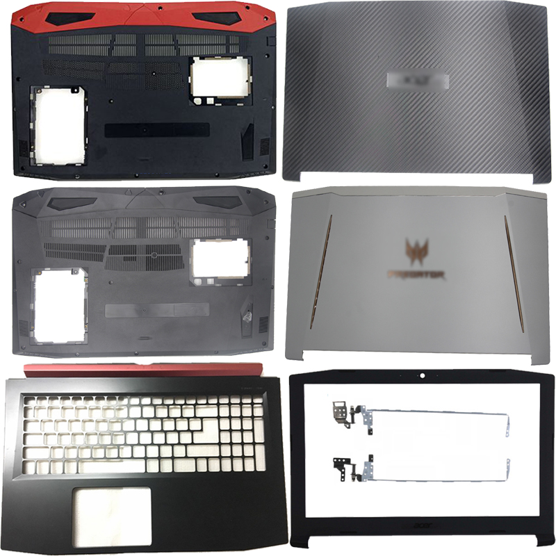Novo para acer nitro 5 AN515-41/42 AN515-51 AN515-52/53 n17c1 n portátil lcd capa traseira/moldura dianteira/dobradiças/encosto de mãos/caso inferior