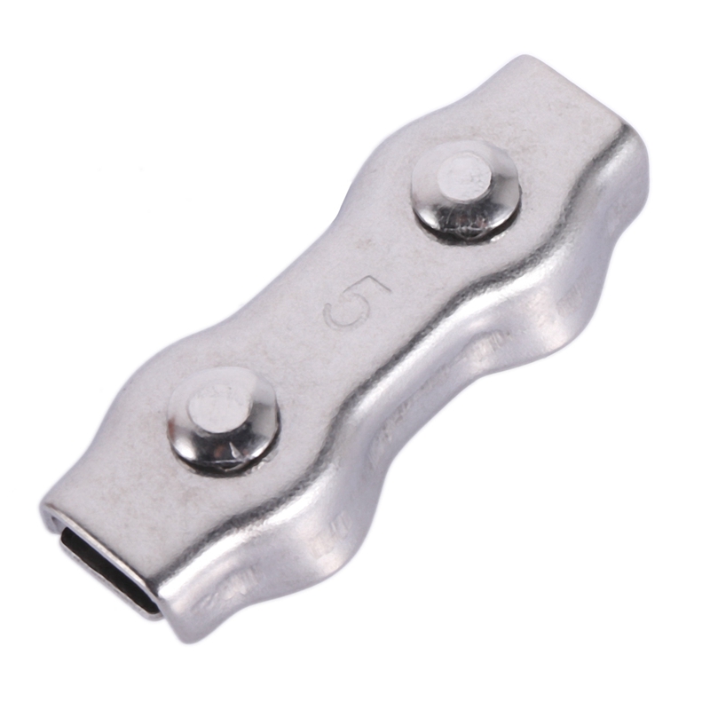 12Pcs Poly Rope Connector Wires Splicer 304 Stainless Steel Connector for Electric Fences