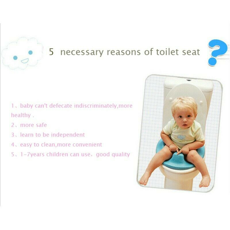 Børnetoilet sæde baby sikkerhed toiletstol potte træningssæde  m09