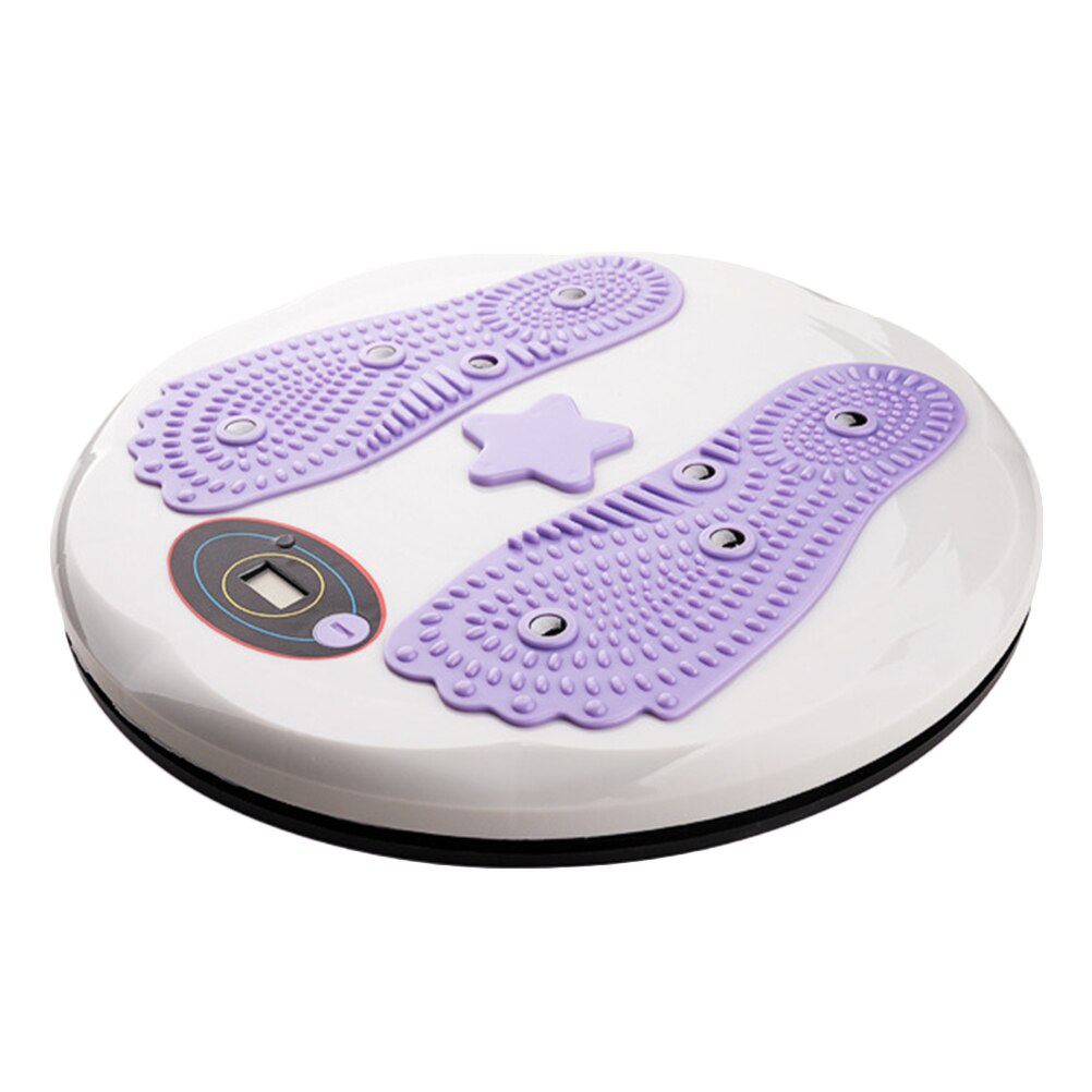1pc Thin Waist Device Counting Style Twisting Waist Disc Fitness Equipment (Violet)