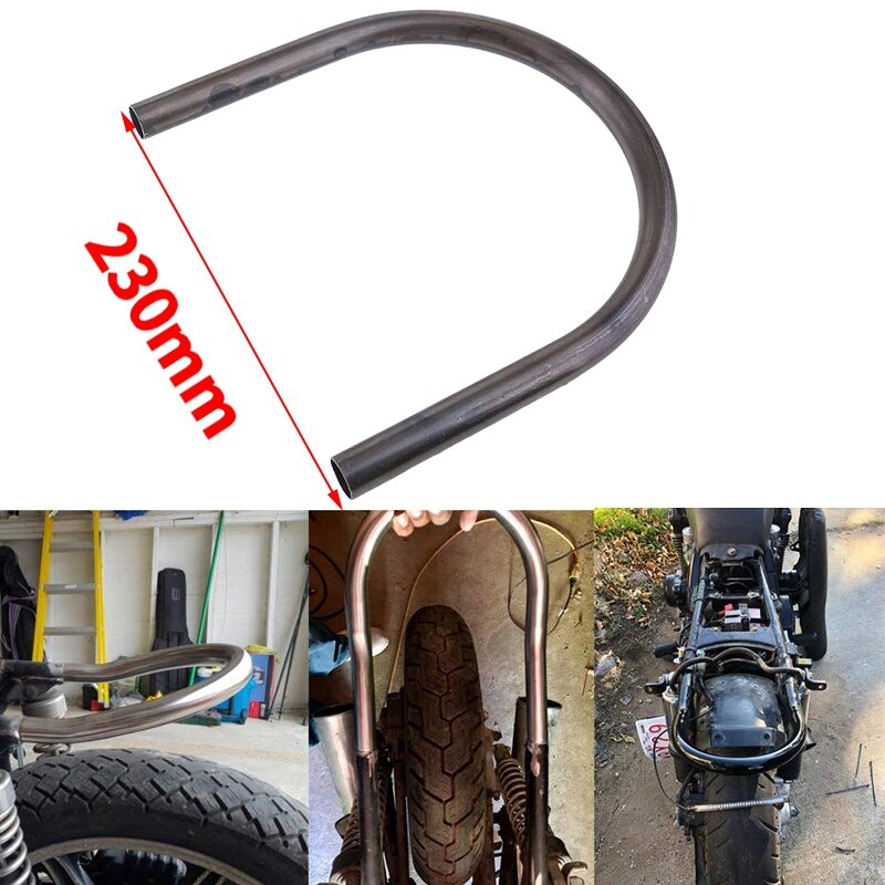 Motorcykel baksäte sätesram monteringsfäste ram slingring monteringsenhet  (230mm rak): Default Title