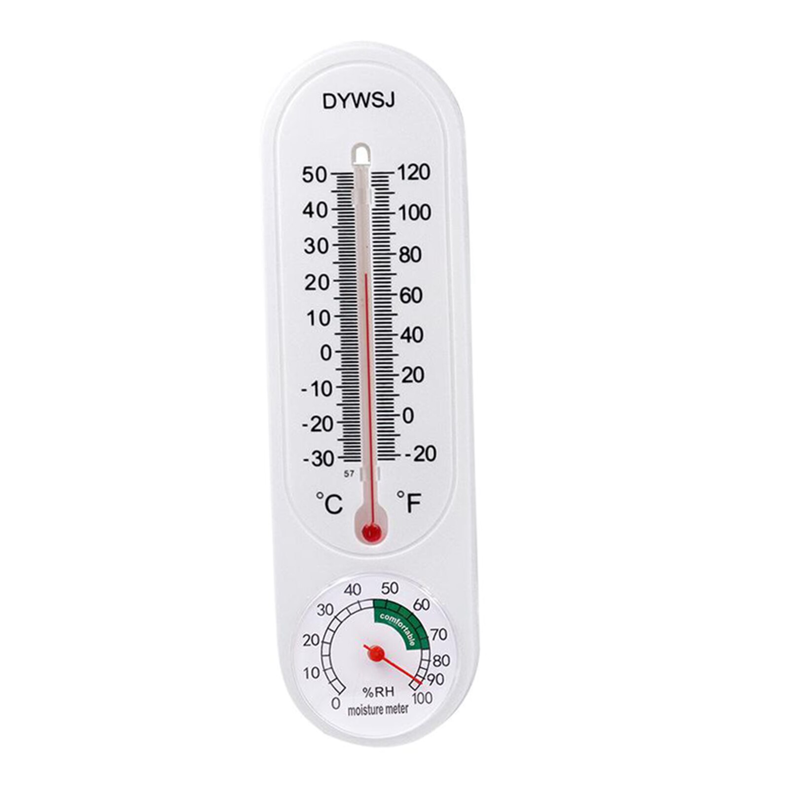 Plastic Thermometer & Hygrometer Meet Indoor Kamer Luchtvochtigheid Temperatuur Gauge Voor Planten Kamer