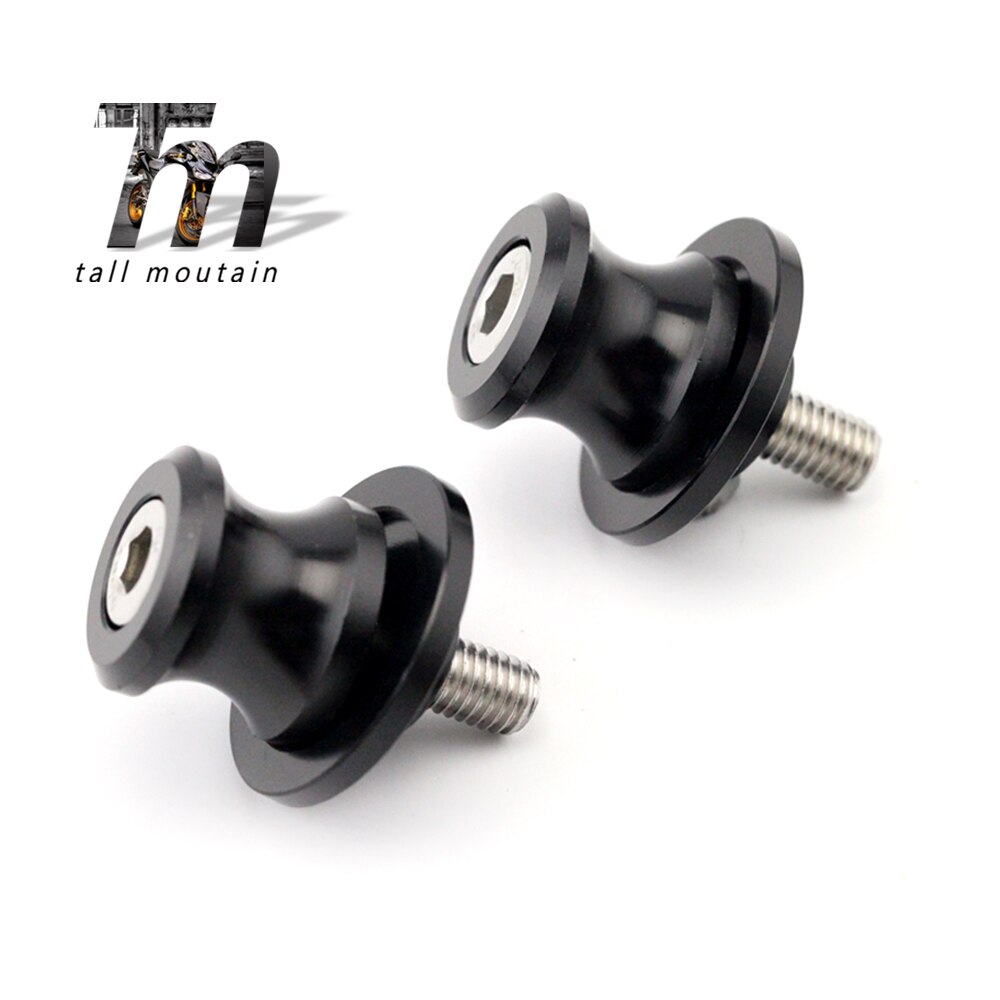 Swingarm Spools Slider For SUZUKI GSXR 125/150/600/750/1000 DL 650/1000 V-Strom GSX-R GSXR150 GSXR125 Motorcycle Stand Screw M8: Black