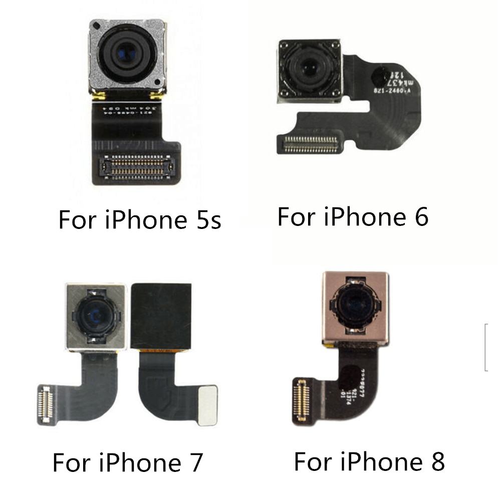 Achteruitrijcamera Voor Iphone 5S 6 6S 7 8 Plus X Xr Xs Xs Max 11 11pro Terug camera Achter Hoofd Camera Lens Flex Kabel Vervangende Onderdelen