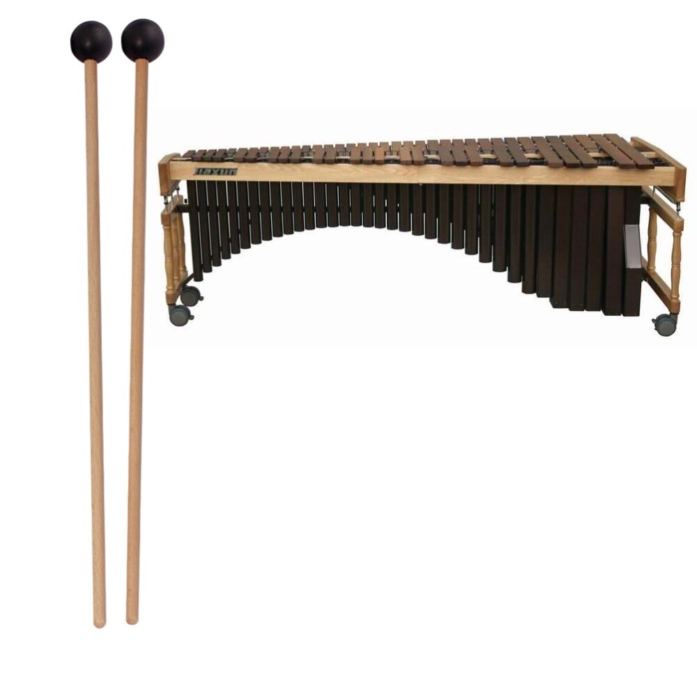 1 Pair Drumsticks Sturdy Rubber Head Small Drum Drum Practice Percussion Instruments Drumsticks for Training