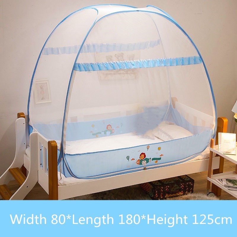 Wieg Klamboe Cartoon Opvouwbare Draagbare Outdoor Camping Tent Voor Peuter Baby Baby Klamboe Luifel 3 Deuren: lion 80x180x125cm