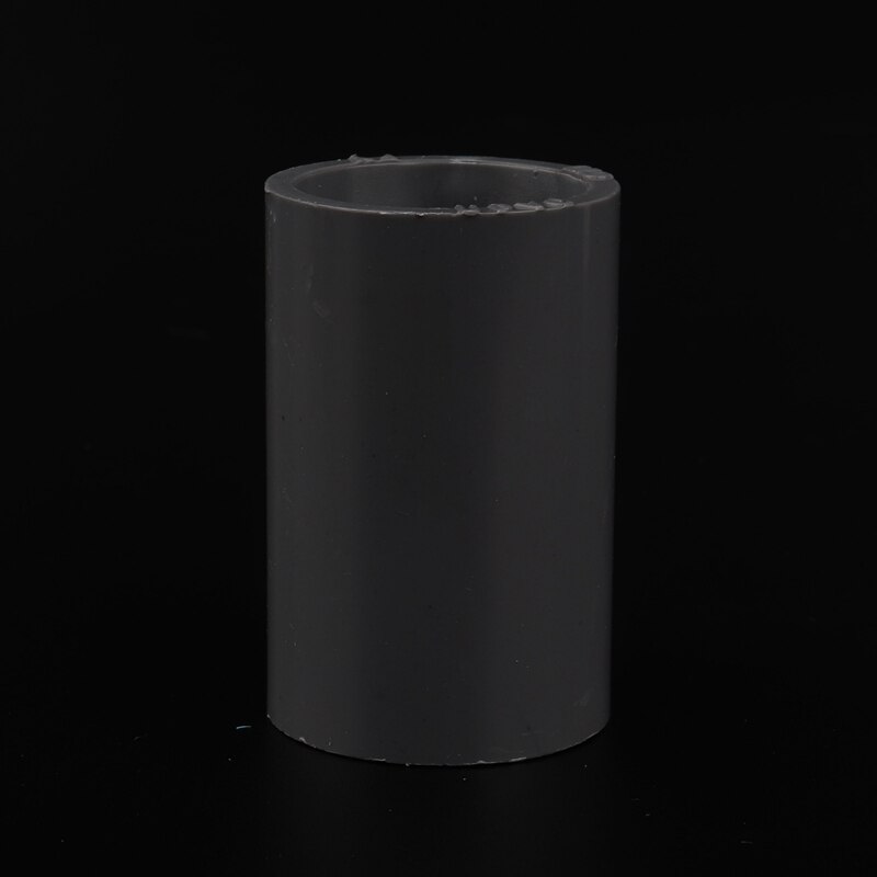 5 st 20mm pvc rak koppling vattenrörskoppling för trädgårdsbevattning vattning akvarium rörskarvar pvc adapter: Grå