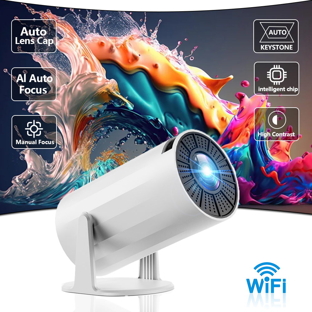 X8 Projector 4K Native HD 1080P Dual Wifi6 Cinema Portable Projetor Built-in Android System suitable for home/outdoor/office